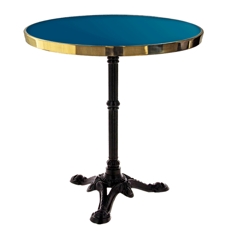 Enameled Round Bistro Table 77 cm Enameled Round Bistro Table 77 cm