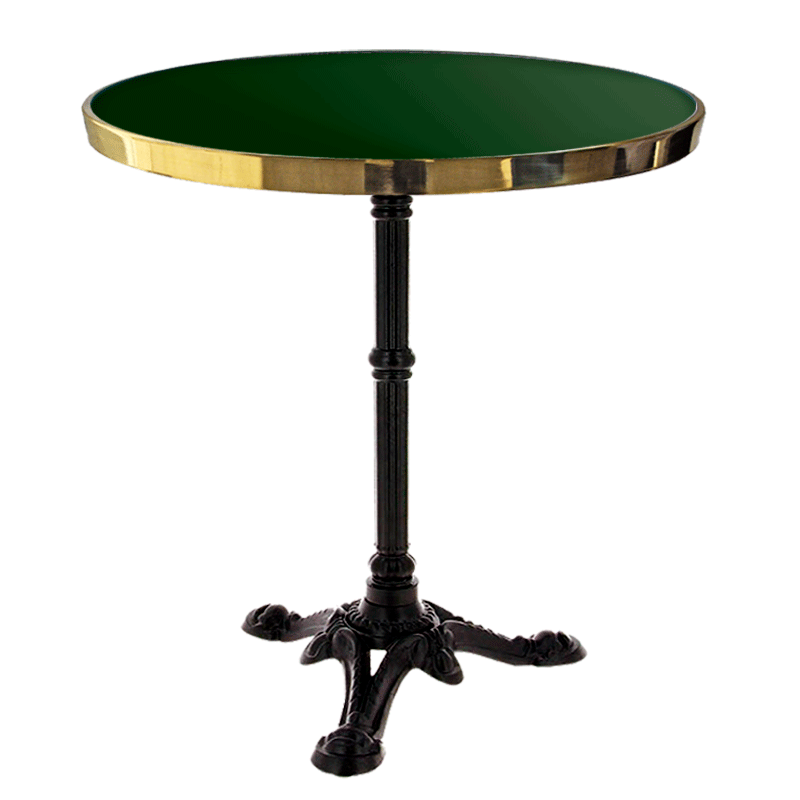 Enameled Round Bistro Table 77 cm Enameled Round Bistro Table 77 cm