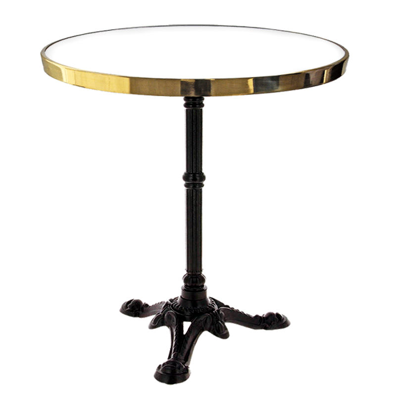 Enameled Round Bistro Table 77 cm Enameled Round Bistro Table 77 cm
