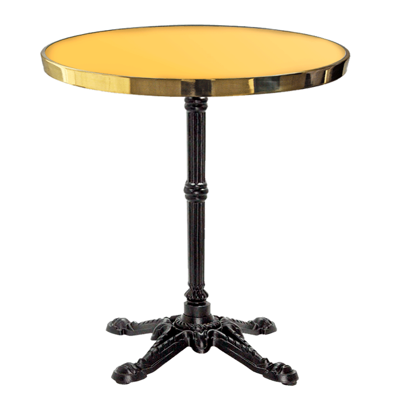 Enameled Round Bistro Table 77 cm Enameled Round Bistro Table 77 cm