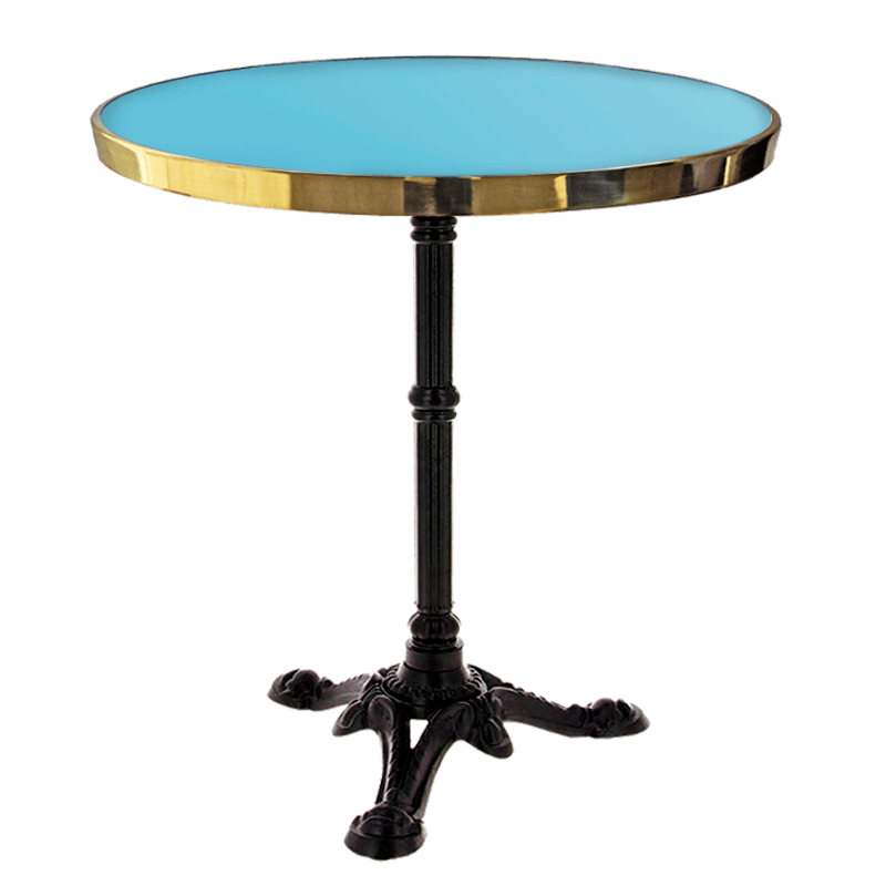 Enameled Round Bistro Table 77 cm Enameled Round Bistro Table 77 cm