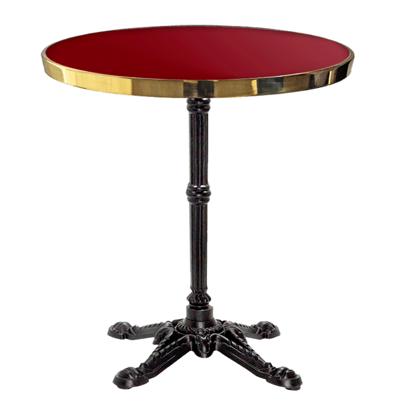 Table de Bistrot Ronde Émaillée 77 cm Table de Bistrot Ronde Émaillée 77 cm