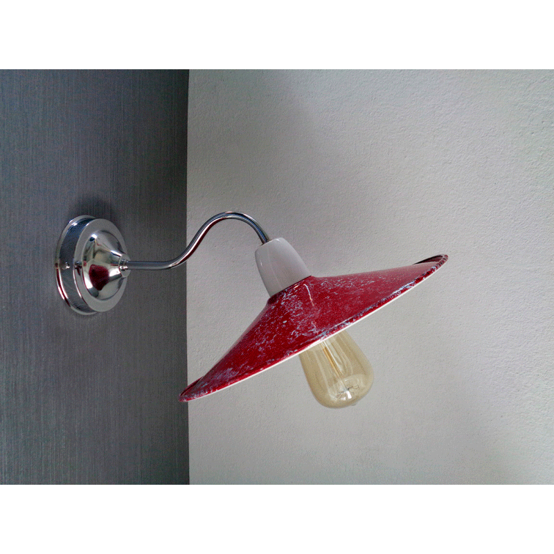 Wall Lamp Enamelled Wall Lamp Enamelled