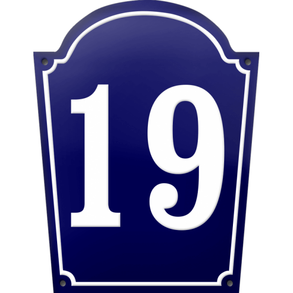 Numéro de Porte Émaillé Girona Numéro de Porte Émaillé Girona