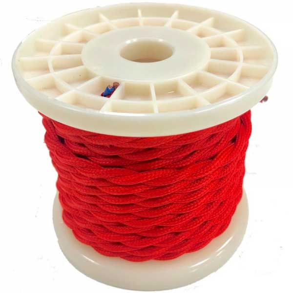 Cabo Elétrico Decorativo Vermelho Cabo Elétrico Decorativo Vermelho