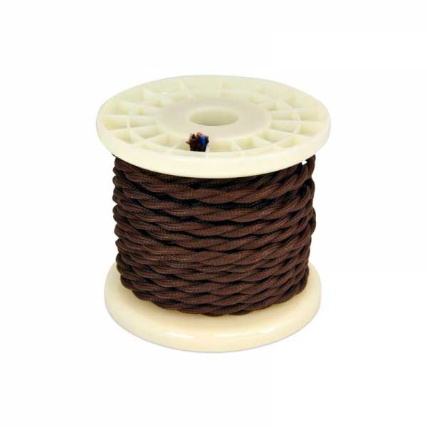 Cabo Elétrico Decorativo Castanho Cabo Elétrico Decorativo Castanho