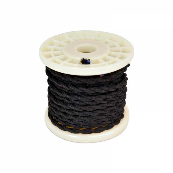 Cabo Elétrico Decorativo Preto Cabo Elétrico Decorativo Preto