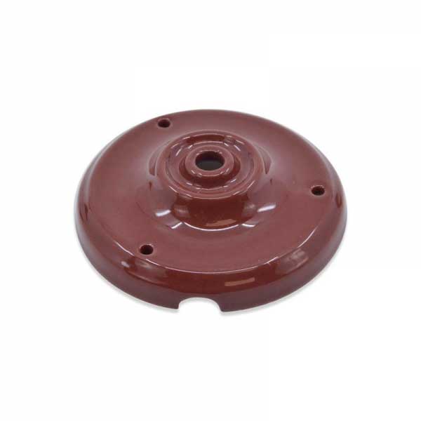 Florão de Teto Cerâmica Castanho Florão de Teto Cerâmica Castanho