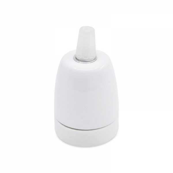 Suporte Cerâmica E27 Branco Suporte Cerâmica E27 Branco