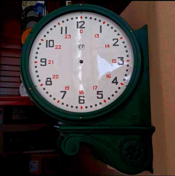 Cadran émaillé Horloge de la Station Cadran émaillé Horloge de la Station
